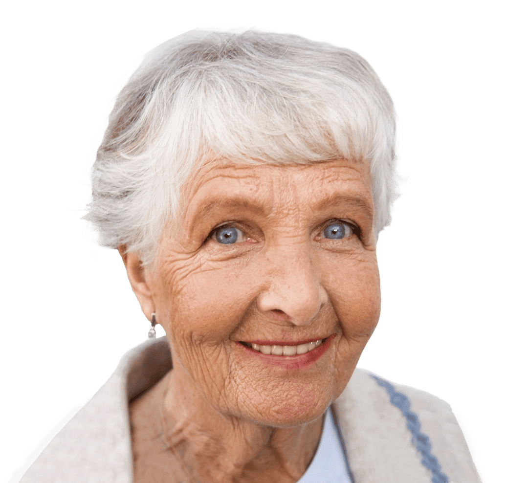 femme-agee-couv_4 Femme agée souriante